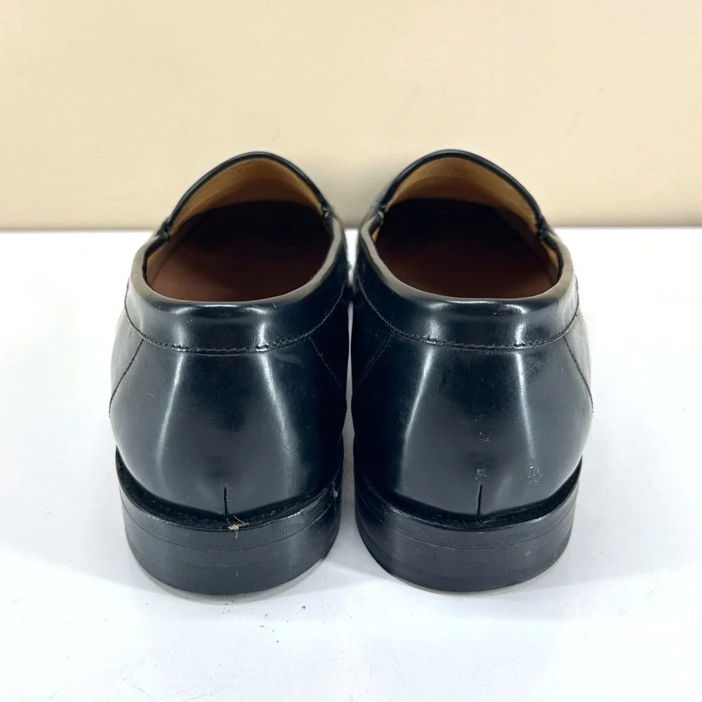 Charles Tyrwhitt Loafers: Men's 11.5 US (10.5 UK) Black Leather Shoes